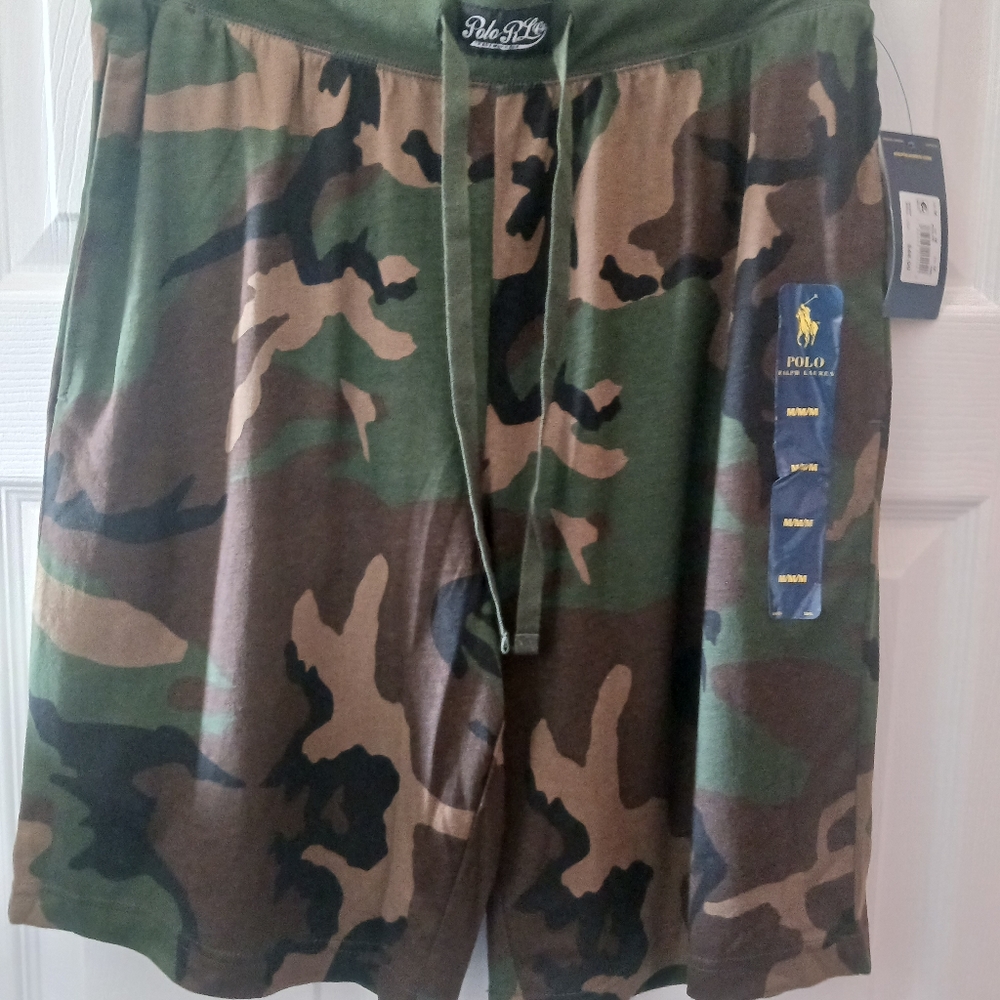 Mens Polo Ralph Lauren Camouflage Sleepwear Shorts